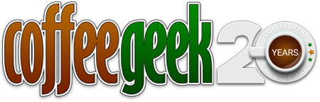 CoffeeGeek 20th Anniversary Logo