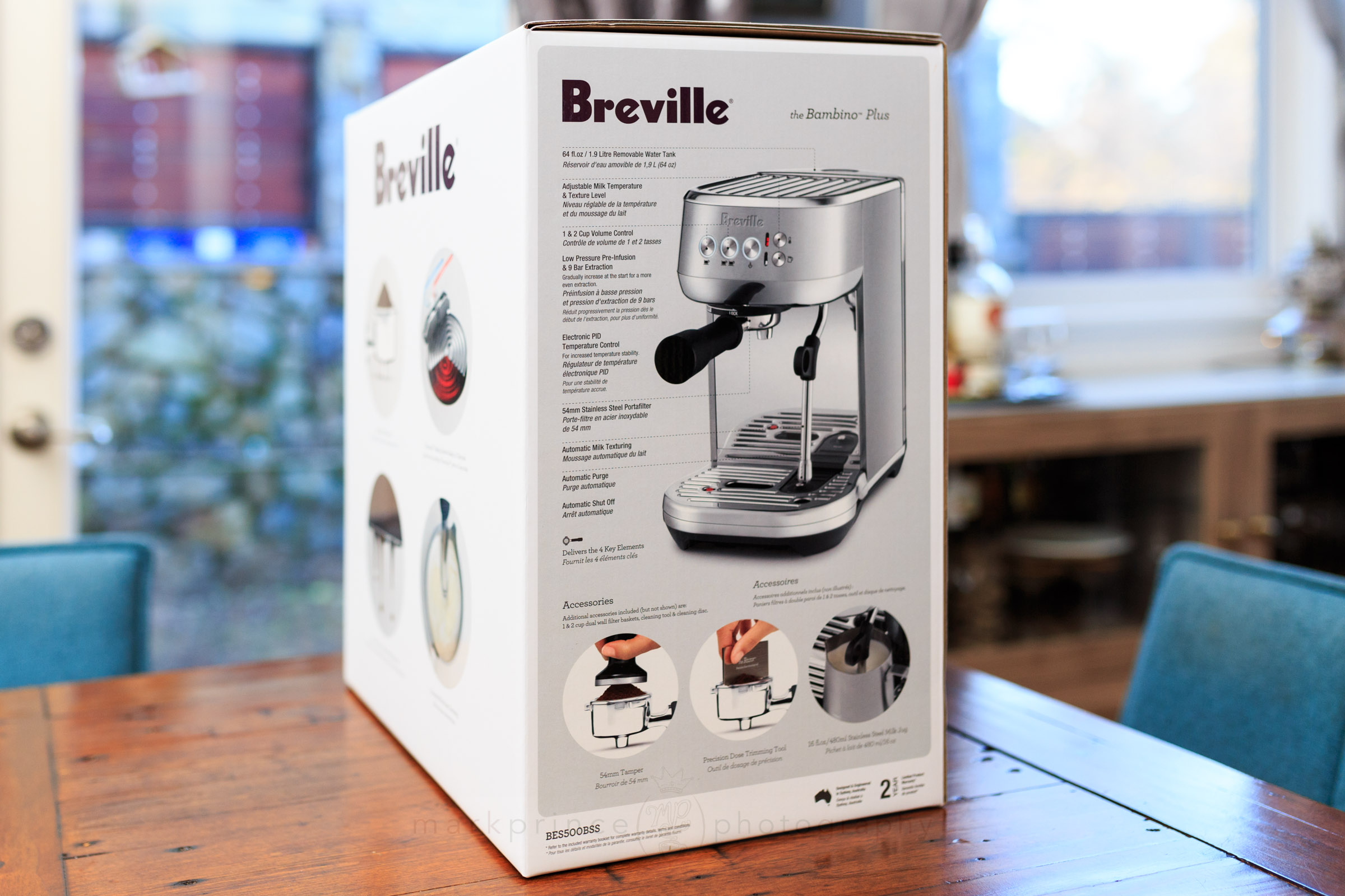 Breville Bambino Plus Stainless Steel Espresso Machine Maker +