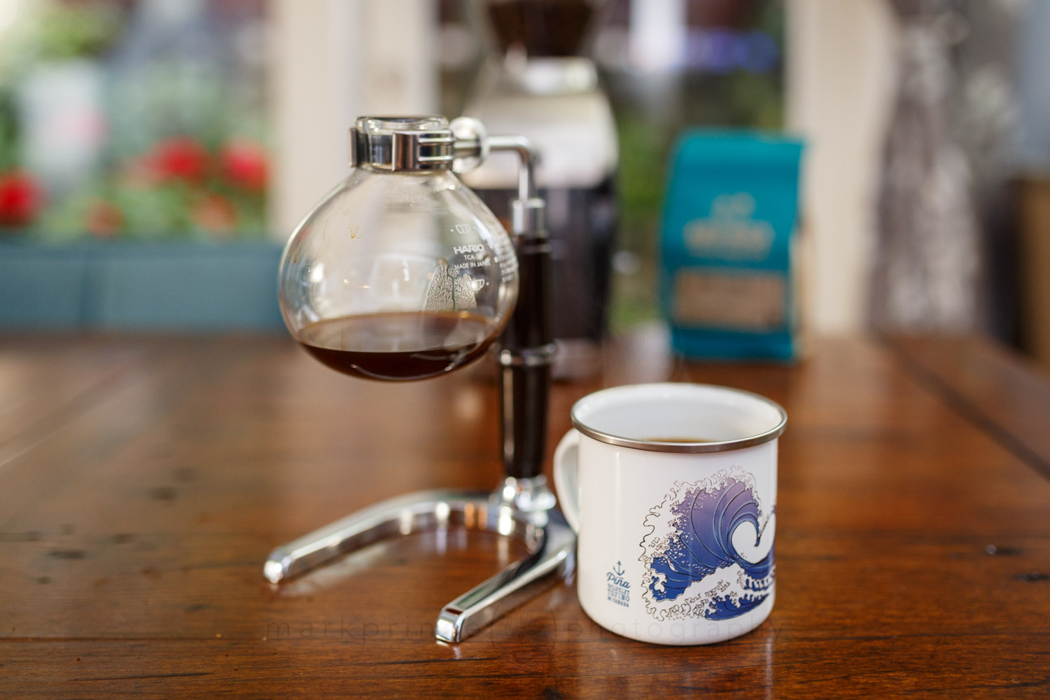 Japanese Style Siphon Coffee Maker Tea Siphon Pot Vacuum Coffeemaker Glass  Type Coffee Machine Filter 3Cup