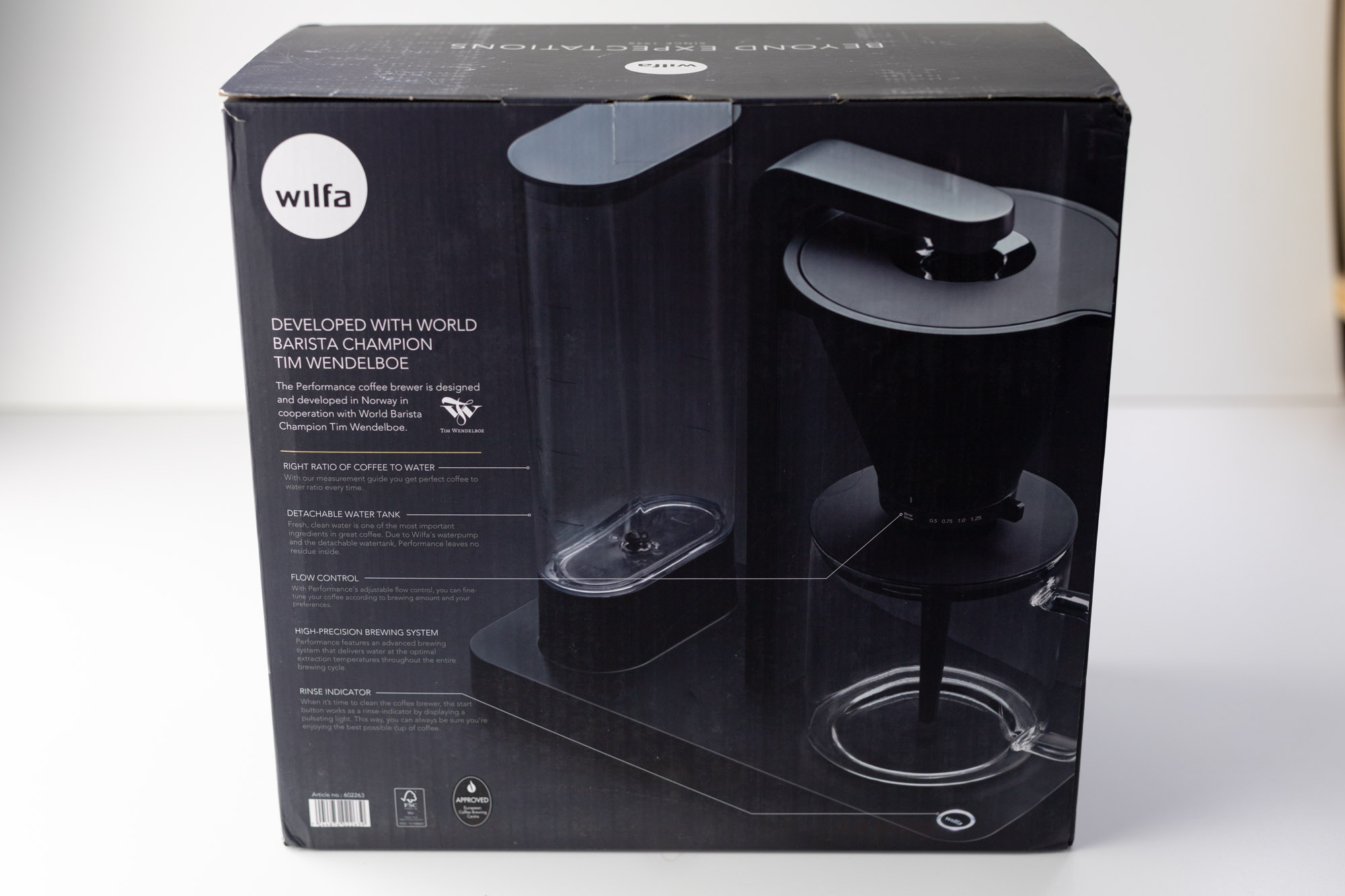 Wilfa Fixed Temperature Control Kettle (Black) - Wilfa UK